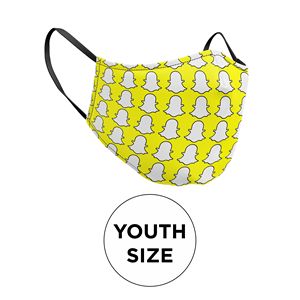 [MASK-POLYSUBL-3DNP2PYOUTH] Mask - 3D (No Piping) 2 Ply Full Color Polyester Fixed Ear Youth