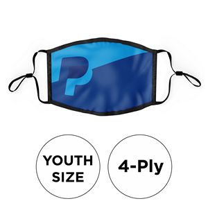 [MASK-POLYSUBL-4PYOUTH-ADJ] Mask - Flat 4 Ply Full Color Polyester Adjustable Ear Youth Size