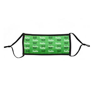 [MASK-POLYSUBL-PLT2P-ADJ] Mask - Pleated 2 Ply Full Color Polyester Adjustable Adult