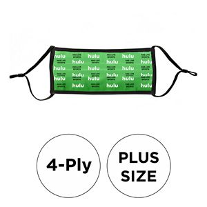 [MASK-POLYSUBL-PLT4PPLU-AD] Mask - Pleated 4 Ply Full Color Polyester Adjustable Plus