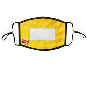 [MASK-POLYSUBL-WIN2P-ADJ] Mask with PVC Window 2 Ply Full Color Polyester Adjustable Ear Adult