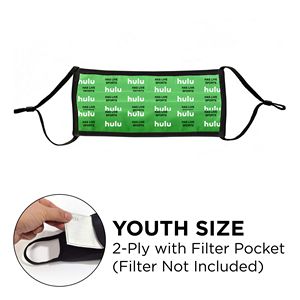 [MASK-POLYSUB-PLT2PWYOU-AD] Mask - Pleated 2 Ply With Pocket Full Color Polyester Adjustable Youth