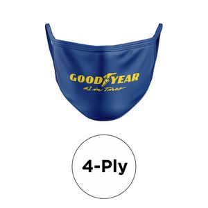 [PPE-MASK-COTTON-4P-SS] 4 Ply Silk screened Cotton Face Mask