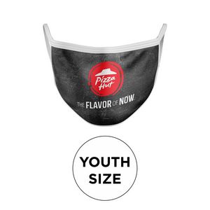 [PPE-MASK-POLYSUBL-2PYOUTH] 2 Ply Sublimated Polyester Youth Mask