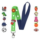 Sublimated Charm Lanyard