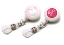 Breast Cancer Awareness Plastic Badge Reel