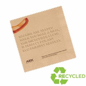 [SMRT-CLOTHFC-66-RPET] RPET (Recycled) Full Color Microfiber Cloth - 6" x 6"