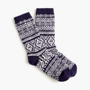 [SOCKS-JQDWNT] Jacquard Thick Weave Winter Socks