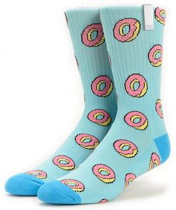 [SOCKS-JQDWP] Jacquard Socks with woven patch