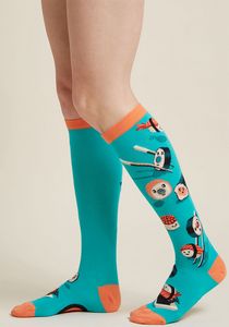 [SOCKS-KNNO] High quality nylon cotton blend knee socks - Ocean Import