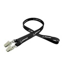 1/2" Silkscreened Flat Lanyard w/ Double Standard Attachment