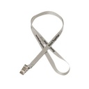 1/2" Silkscreened Flat Lanyard w/ Bulldog Clip