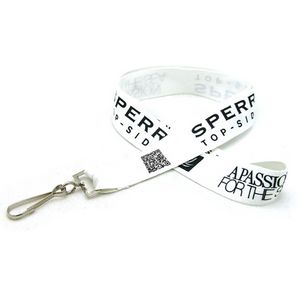 Silkscreened QR Lanyard w/ Keyring
