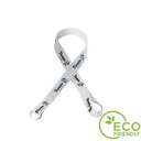 Silkscreened Organic Lanyard w/ Keyring
