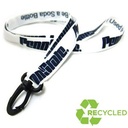 3/4" Silkscreened Recycled Lanyard w/ Deluxe Swivel Hook