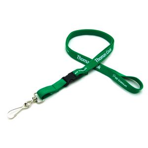 [SSTUB-12-BUC] 1/2" Silkscreened Tubular Lanyard w/ Detachable Buckle