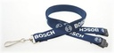 3/4" Silkscreened Tubular Lanyard w/ Sew on Breakaway