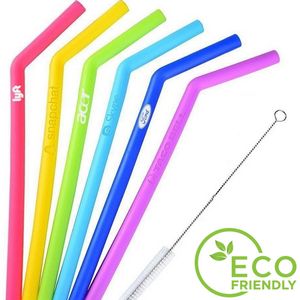 [STRAW-SILIB] Silicone reusable Straw - Bent