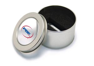 Round Metal Tin for USB's