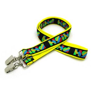 [WOV-1-YB2] 1" Woven Lanyard w/ Double Standard Attachment