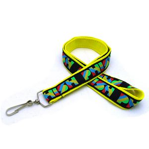 1" Woven Lanyard w/ J Hook