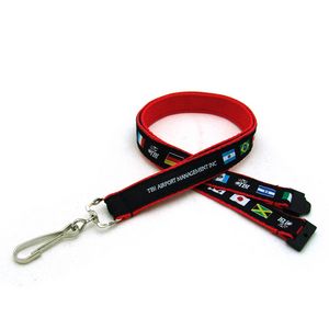 [WOV-34-SEW] 3/4" Woven Lanyard w/ Sew on Breakaway