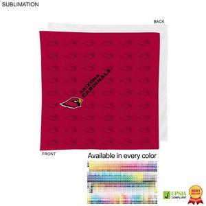 Square Bandana, Sublimated Edge to Edge 1 Side (22"x22")