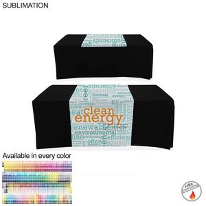 [SU518] Sublimated Table Runner, Covers Front and Top Of The Table (30"x60")