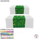 Sublimated Table Runner, Covers Front, Top and Back (30"x60")