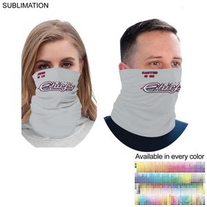 [SU675-7] Team Neck Gaiter, Sublimated lightweight Seamless Gaiter, Jersey Fabric, 2way stretch, raw edges