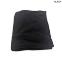Black Blanket, Ultra Soft and Smooth Microfleece Fabric, Blank Only (50"x60")