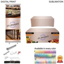 Most Popular Trade Show Package, Premium Retractable Banner + Sublimated Tablecloth for 6' table
