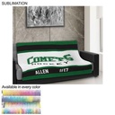 Team Blanket in Plush and cozy Mink Flannel Fleece, Couch Size, Sublimated edge to edge (50"x60")