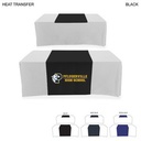 Polycotton Twill Table Runner, Covers Front and Top of the table, Heat Transfer lOGO (30"x60")