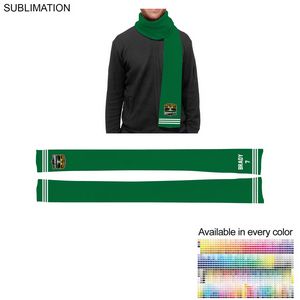 [SU565-5] Team Scarf With Team logo and personalization, Sublimated Edge To Edge 2 Sides (6"x60")