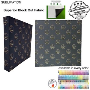 [BB775-10] 7.5' Straight Wall Tension Fabric Pop-up Display Kit w/Wrap End Caps, Superior Block Out Fabric