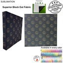 7.5' Straight Wall Tension Fabric Pop-up Display Kit w/Wrap End Caps, Superior Block Out Fabric