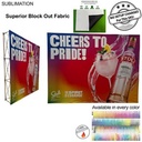 10' Straight Wall Full Height Tension Fabric Pop-up Display Kit, Superior Block Out Fabric, NO SETUP