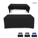 Polycotton Twill Table Throw for 6' Table, Drape Style, 3 sided, Open Back, Blank Only
