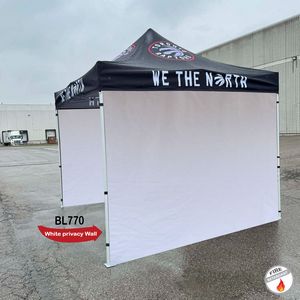 Privacy Wall for 10'x10' Tent, White, Blank