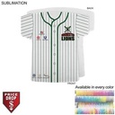 Baseball Jersey Shape Microfiber Dri-Lite Terry Keepsake Towel, Sublimated Front Side (18"x17")