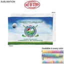 Plush and Soft Velour Terry Cotton Blend Sports, Sweat Towel, Sublimated Edge to Edge (12"x18")