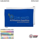 24 Hr Express Ship-Plush Velour Terry Cotton Blend Colored Hand, Fitness Towel, Sublimated (15"x25")