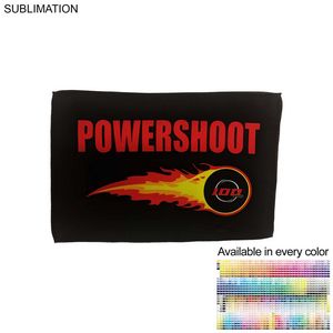 [SU647-2] Microfiber Moisture Wicking, Cooling, Sports Suede Towel, Sublimated Edge to Edge (12"x18")