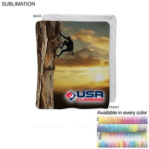 [SU653] Ultra Soft and Smooth Microfleece Blanket, Sublimated Edge to Edge 1 Side (50"x60")