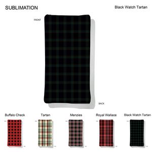 [SU654-21] Stock Plaid Design Ultra Soft and Smooth Microfleece blanket, Sublimated (30"x60")