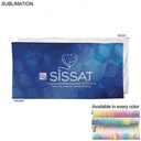 Heavier Weight, Plush Velour Terry Cotton Blend Beach Towel, Sublimated Logo Edge to Edge (30"x60")
