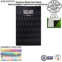 48Hr Quick Ship - Replacement Graphics Single Sided, Pole Pocket Top And Bottom (5'x8')