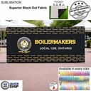 48Hr Quick Ship - 20'W x 8'H EuroFit Tension Fabric Straight Wall Kit, Double Sided Graphics.