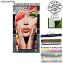 Frontlit SEG Fabric Banner Stand And Bag, Superior Block Out Fabric (40"x80")